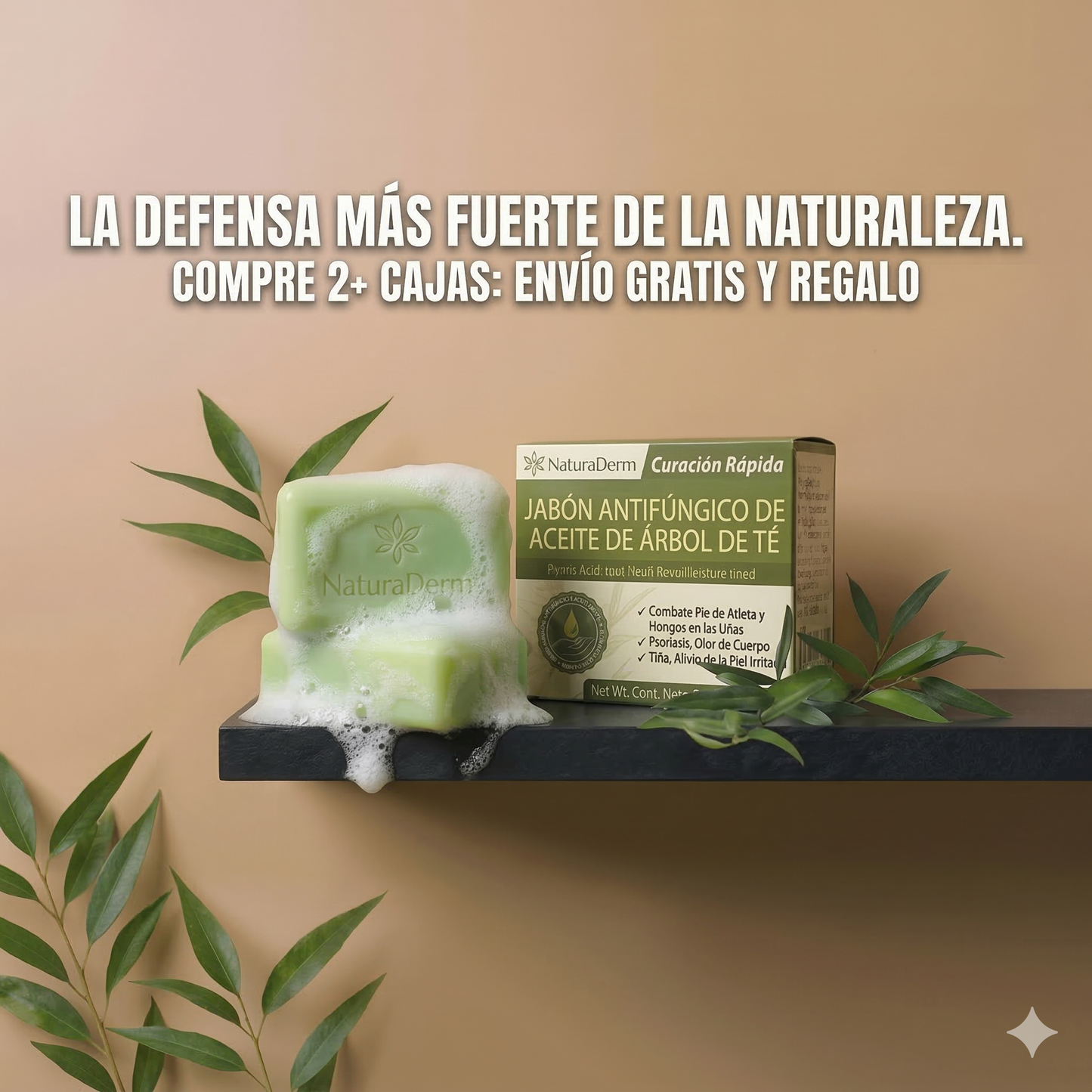 Jabón Dermoprotector 2x1 NaturaDerm®