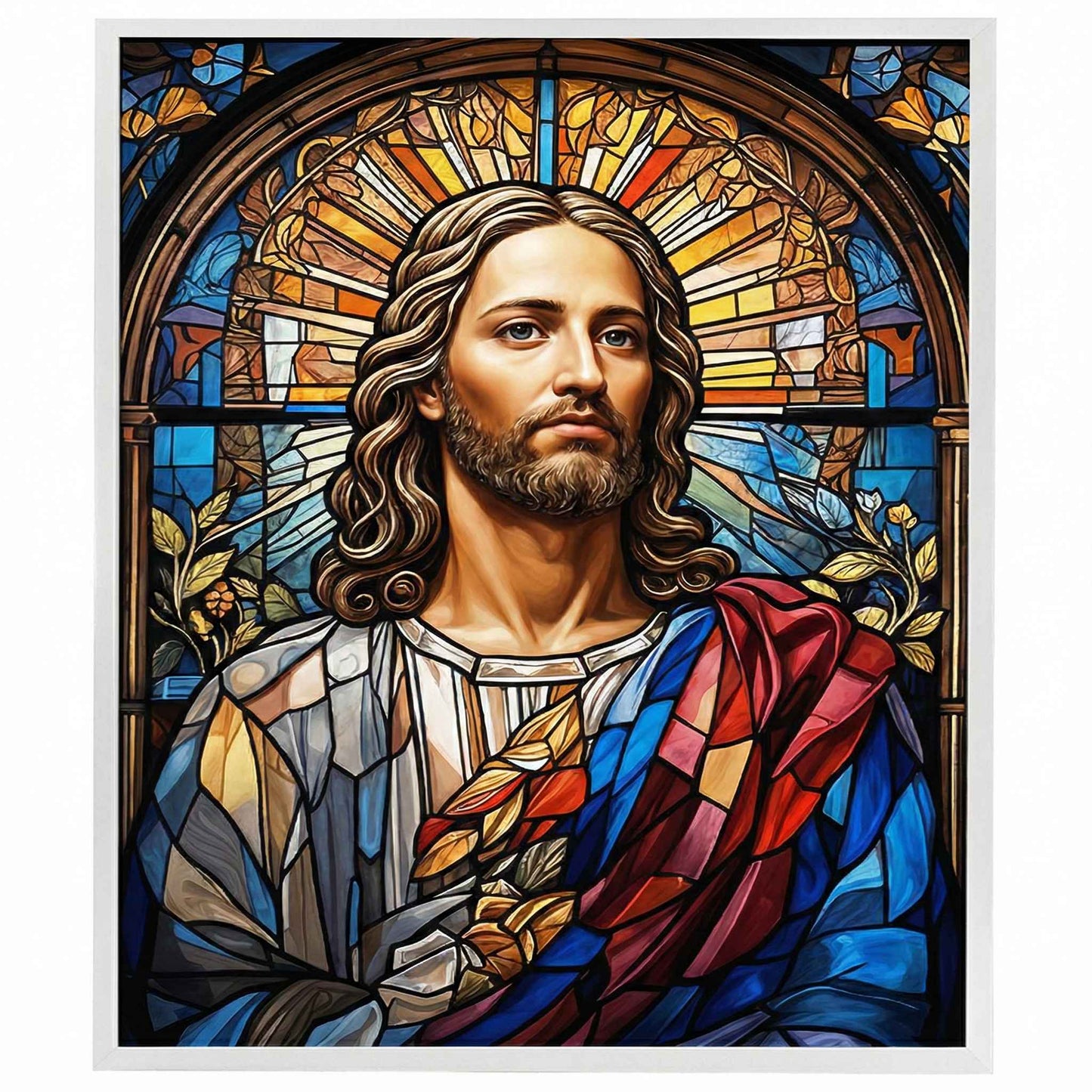 Arte Mural de Jesucristo/ Decoración religiosa cristiana para el hogar