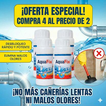 🏆 Destapador de drenajes AquaFlux® -🌪️ ¡Destapa y elimina malos olores al instante!