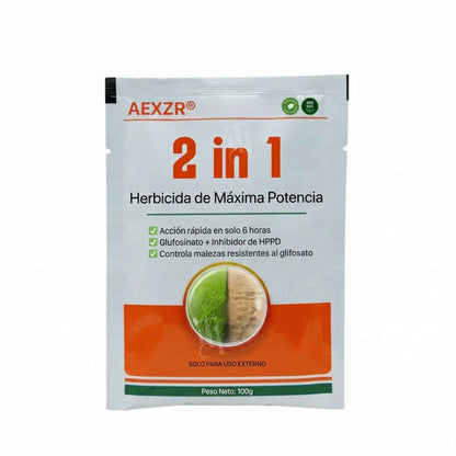 🛡️Herbicida AEXZR® 2 en 1 - Máxima potencia - 🌿Muerte visible en 6 horas☠️