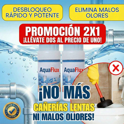 🏆 Destapador de drenajes AquaFlux® -🌪️ ¡Destapa y elimina malos olores al instante!