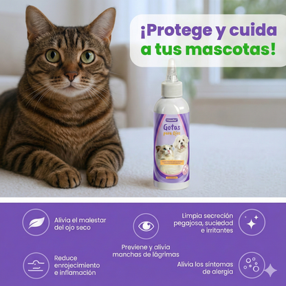 Gotas oftálmicas VisionPet®: gotas diarias de L-lisina para el herpes y el cuidado ocular