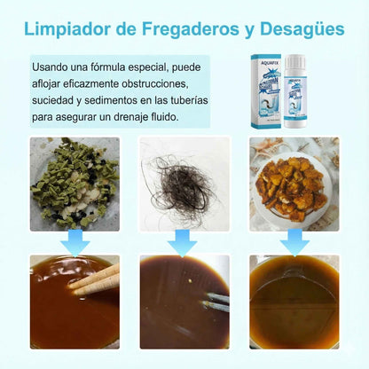 🏆 Destapador de drenajes AquaFlux® -🌪️ ¡Destapa y elimina malos olores al instante!