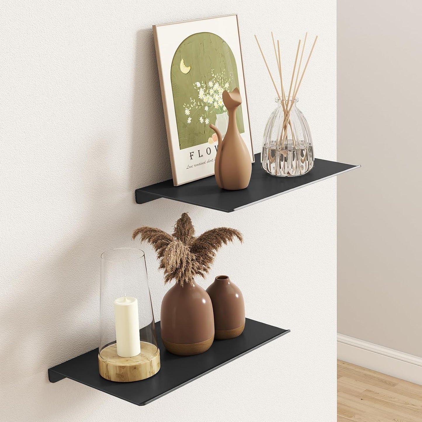 Juego de 2 repisas flotantes KeyWords 🪴