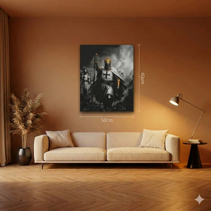 Arte Mural - Caballero Cruzado 🛡️
