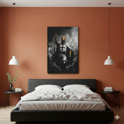Arte Mural - Caballero Cruzado 🛡️