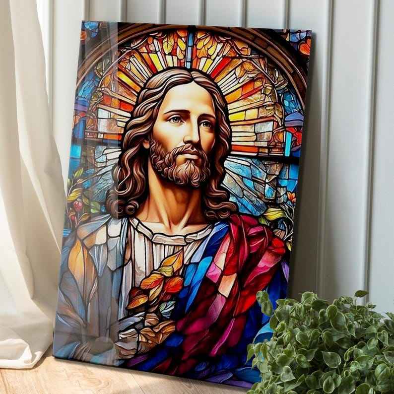 Arte Mural de Jesucristo/ Decoración religiosa cristiana para el hogar