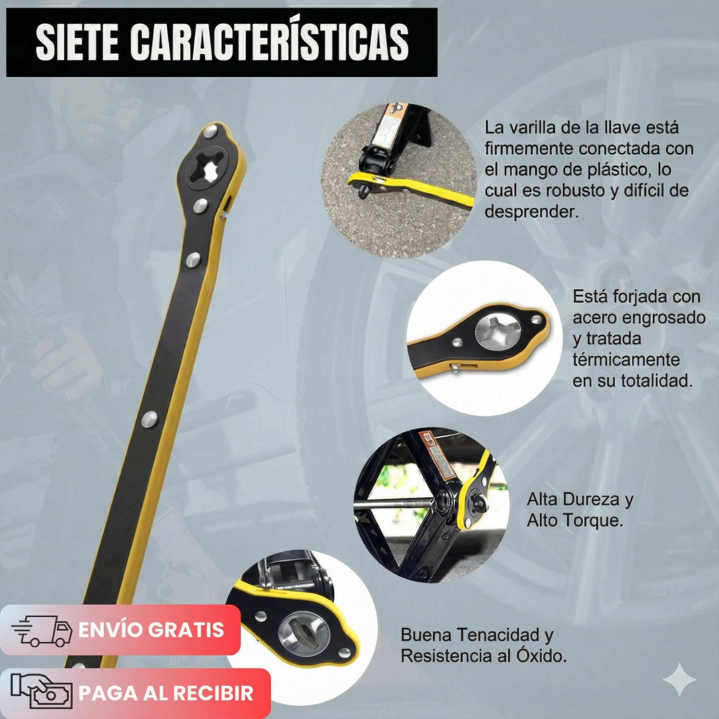 Llave de Trinquete para Gato
