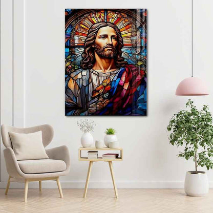 Arte Mural de Jesucristo/ Decoración religiosa cristiana para el hogar