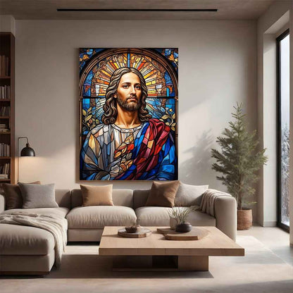 Arte Mural de Jesucristo/ Decoración religiosa cristiana para el hogar