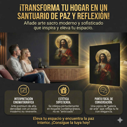 Arte Mural de Jesucristo Alfa y Omega✝️