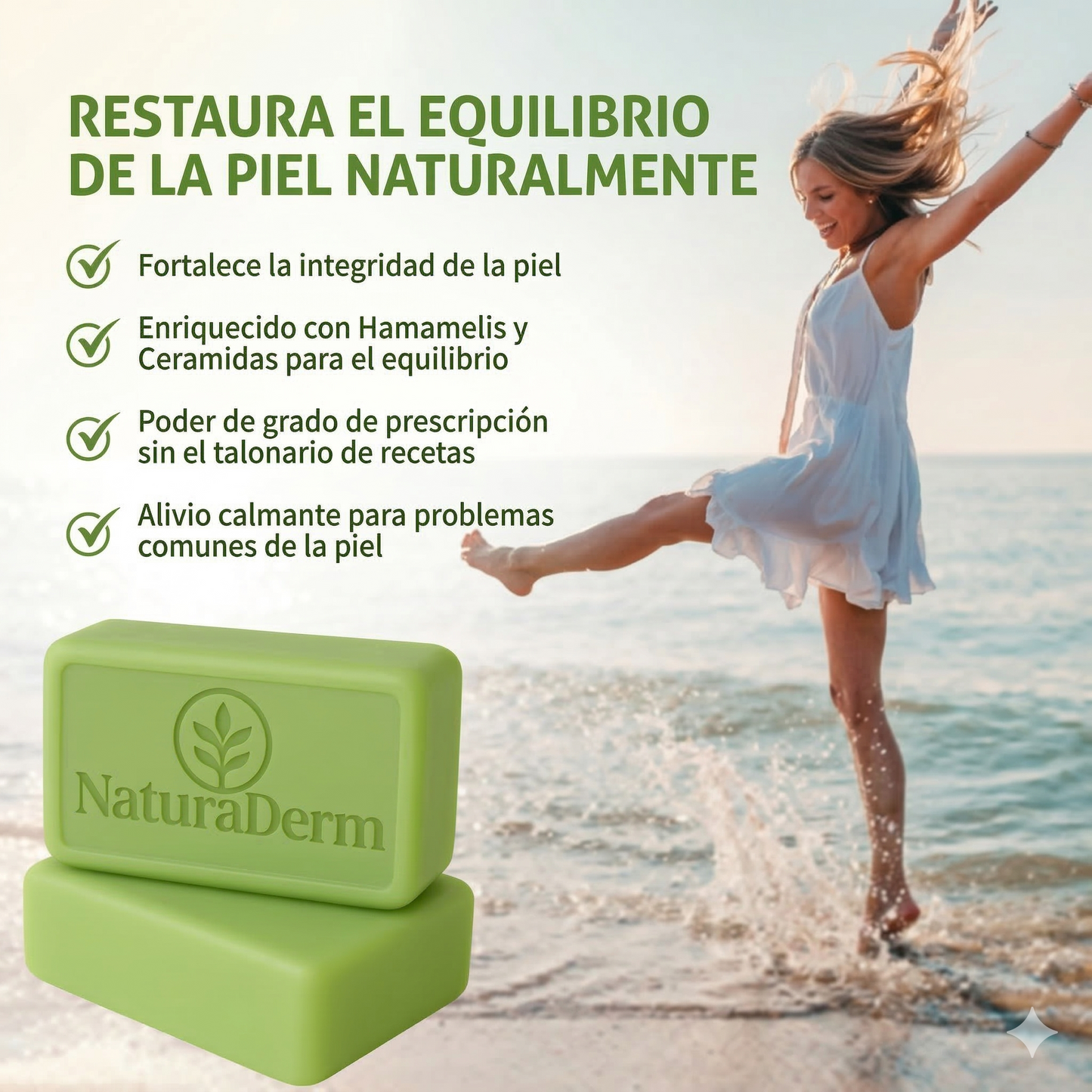 Jabón Dermoprotector 2x1 NaturaDerm®