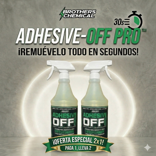 Removedor de Residuos de Vinilo y PPF 2x1 - Adhesive-Off Pro