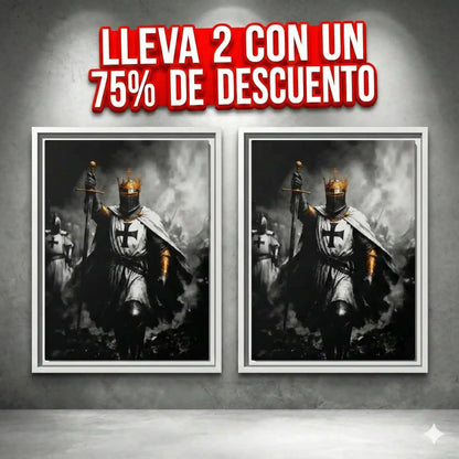 Arte Mural - Caballero Cruzado 🛡️