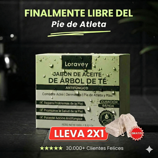 Jabón Antifúngico 2x1 Loravey®