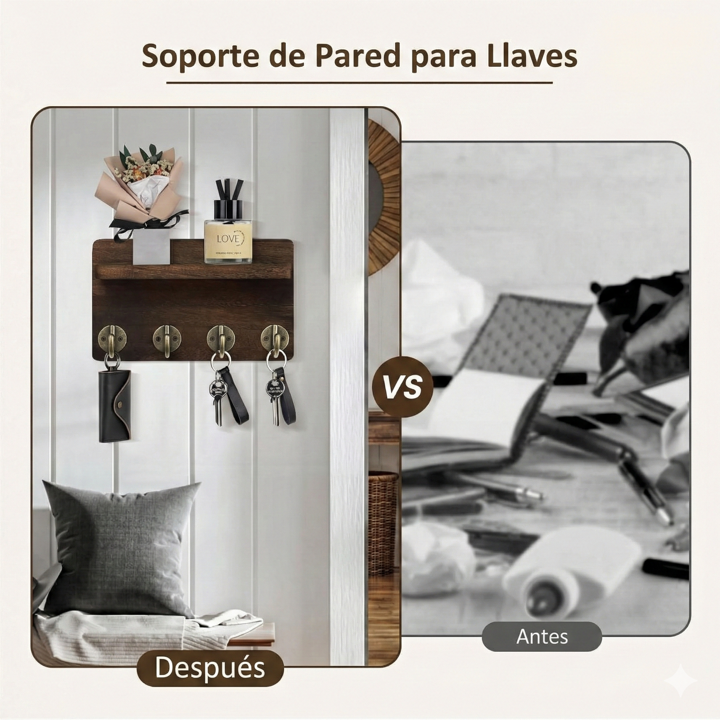 Soporte Organizador de Pared/Funcional & Estético